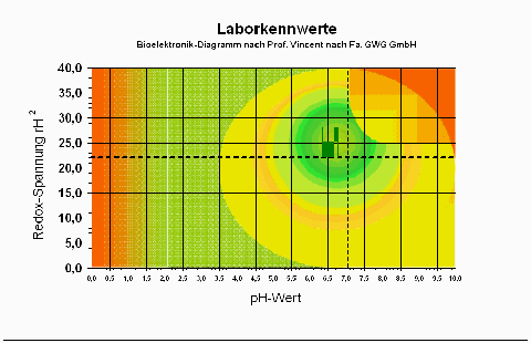 Bioelektronik-Diagramm, nach Prof. Vincent und Fa. GWG GmbH